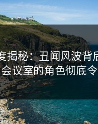 黑料深度揭秘：丑闻风波背后，明星在公司会议室的角色彻底令人意外