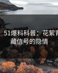 【震惊】51爆料科普：花絮背后9个隐藏信号的隐情